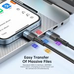 Essager 100W C To C Type C Cable USB C PD Fast Charging Charger Wire Cord