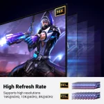 UGREEN DisplayPort 2.1 Cable 80Gbps for 8K & 16K Monitors, Laptop, PC - Image 3