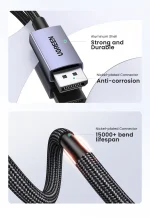 UGREEN DisplayPort 2.1 Cable 80Gbps for 8K & 16K Monitors, Laptop, PC - Image 6