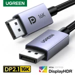 UGREEN DisplayPort 2.1 Cable 80Gbps for 8K & 16K Monitors, Laptop, PC