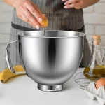 Stainless Steel Mixing Bowl for KitchenAid 5 Quart Mixer - Image 4