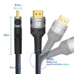 8K HDMI-Compatible Cable 4K@120Hz 8K@60Hz HDMI 2.1 Cable 48Gbps Adapter For RTX 3080 eARC HDR Video Cable PC Laptop TV box PS5 - Image 3